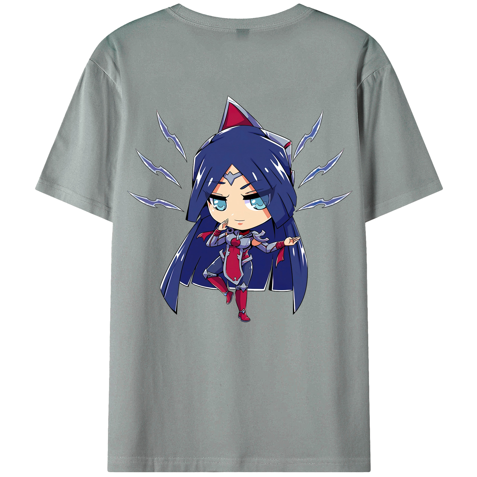 （画像用） リーグ・オブ・レジェンド League of Legends LOL 綿100％ メンズ半袖Tシャツ（バックプリント） 通気性